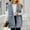 Blue, variant on Women Lapel Loose Blouse Fashion Loose Denim Waist Coat Sleeveless Vest Button Hooded Detachable Coat Coat for Ladies Long Vests for Ladies Suite Vest for Women Women Light Weight down Jacket Heat
