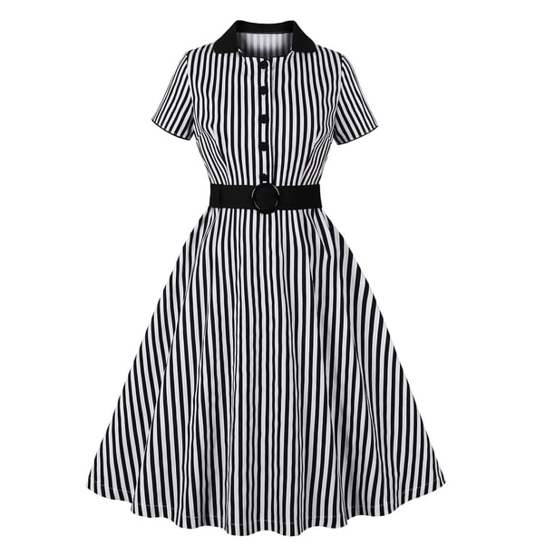 Vestido de Verano de Manga Corta para las Mujeres, Moda Cuello en V Sólido, Mini Vestido Casual para el Verano