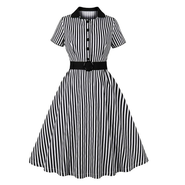 Vestido de Verano de Manga Corta para las Mujeres, Moda Cuello en V Sólido, Mini Vestido Casual para el Verano