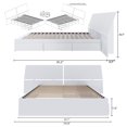 thumbnail image 4 of Nexera Arcadia Bed and Headboard, White, 4 of 8