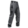 thumbnail image 3 of Mens Casual Pants Canvas Heavy Duty Tactical Quick Dry Utility Pockets Utility Work Tactical Pants for Men, L, 3 of 3