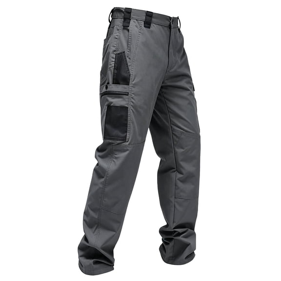 Mens Casual Pants Canvas Heavy Duty Tactical Quick Dry Utility Pockets Utility Work Tactical Pants for Men, L