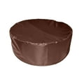 thumbnail image 1 of Cubierta de piscina redonda, cubierta protectora para arenero, diseño elástico impermeable. café 122x30cm, 1 of 9