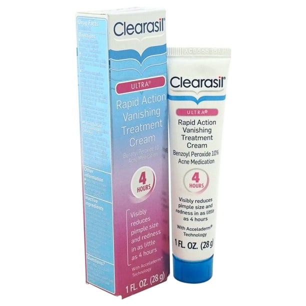 Ultra Rapid Action Vanishing Treatment Cream by Clearasil for Unisex
