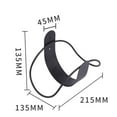 thumbnail image 7 of Hose Bracket Wall Mounted Hose Hooks Durable Metal Hose Organizer Pipe Hanger Garden Hose Holder Water Hose Hanger for Garage Garden Black, 7 of 7