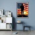 thumbnail image 7 of Diamond Art Kit for Adults, Soldier Silhouette Sunset Flag Background Diamond Painting for Adults Beginners, DIY Diamond Art Painting Kits, 5D Diamond Painting Crafts for Home Decor 12x16 Frameless, 7 of 7