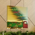 thumbnail image 6 of Vintage Holiday Delivery Truck - Canvas, 6 of 10