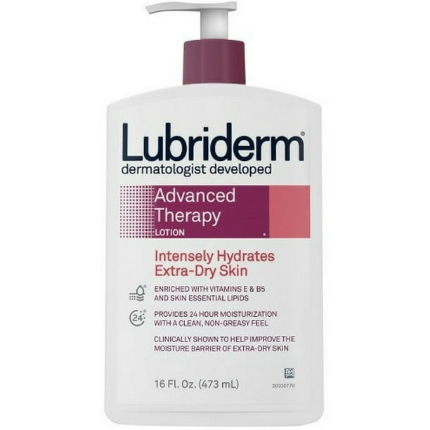 3 Pack Lubriderm Advanced Therapy Lotion 16 oz