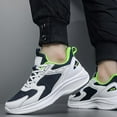 thumbnail image 4 of TIREOW Mens Sneakers Mesh Comfortable and Breathable Running Shoes Non-Slip Wear-Resistant Shock Absorption Suitable for Various Indoor and Outdoor Sports (12.5, Green), 4 of 5