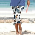 thumbnail image 1 of Snoarin Capris Cargo Grande Taille pour Femmes Été Décontracté Cordon Imprimé Pantalons Raccourcis pour Femmes en Solde, 1 of 5