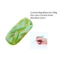 thumbnail image 3 of Mumup DIY T-Shirt Yarn, Soft Cotton Fabric Cord, Chunky Knitting Yarn, Spaghetti Yarn, Zpagetti Yarn, Crochet Fabric Yarn 100g with One Crochet Hook, 3 of 5