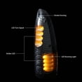 thumbnail image 2 of DNA Motoring MLEDL-003-SM-AM For 2000 to 2007 Ford Super Duty / Excursion Smoke Lens Towing Side Mirror Turn Signal Light (Amber LED) 01 02 03 04 05 06, 2 of 6