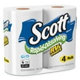 thumbnail image 2 of Scott Rapid-Dissolving Toilet Paper Bath Tissue 1-Ply White 231 Sheets 47617, 2 of 2