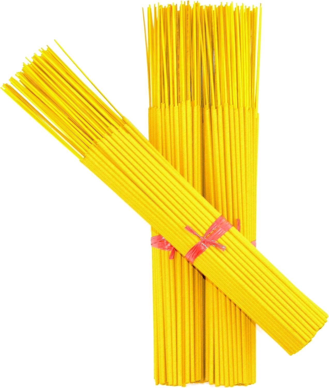 10000 Unscented (Yellow) Incense Sticks 11" Bulk Wholesale - 100% Natural Joss and Bamboo Punk Blanks - Great for DIY Aromatherapy Incense Making.
