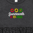 thumbnail image 4 of Inktastic Juneteenth 6-19-1865 with Flowers Girls Baby Dress, 4 of 5