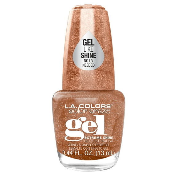 L.A. COLORS Gel-like Nail Polish, Birthday Suit, 0.44 fl oz