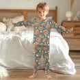 thumbnail image 6 of joogoo Rugby Ball Football Stars Pajamas Set Long Sleeve Soft Cotton Sleepwear 2 Piece 18M, 6 of 7