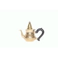 thumbnail image 1 of Hand Engraved Moroccan Teapot with Rubber Handle, 1 of 1