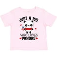 thumbnail image 3 of Inktastic Panda Lover Gift Boys or Girls Toddler T-Shirt, 3 of 5