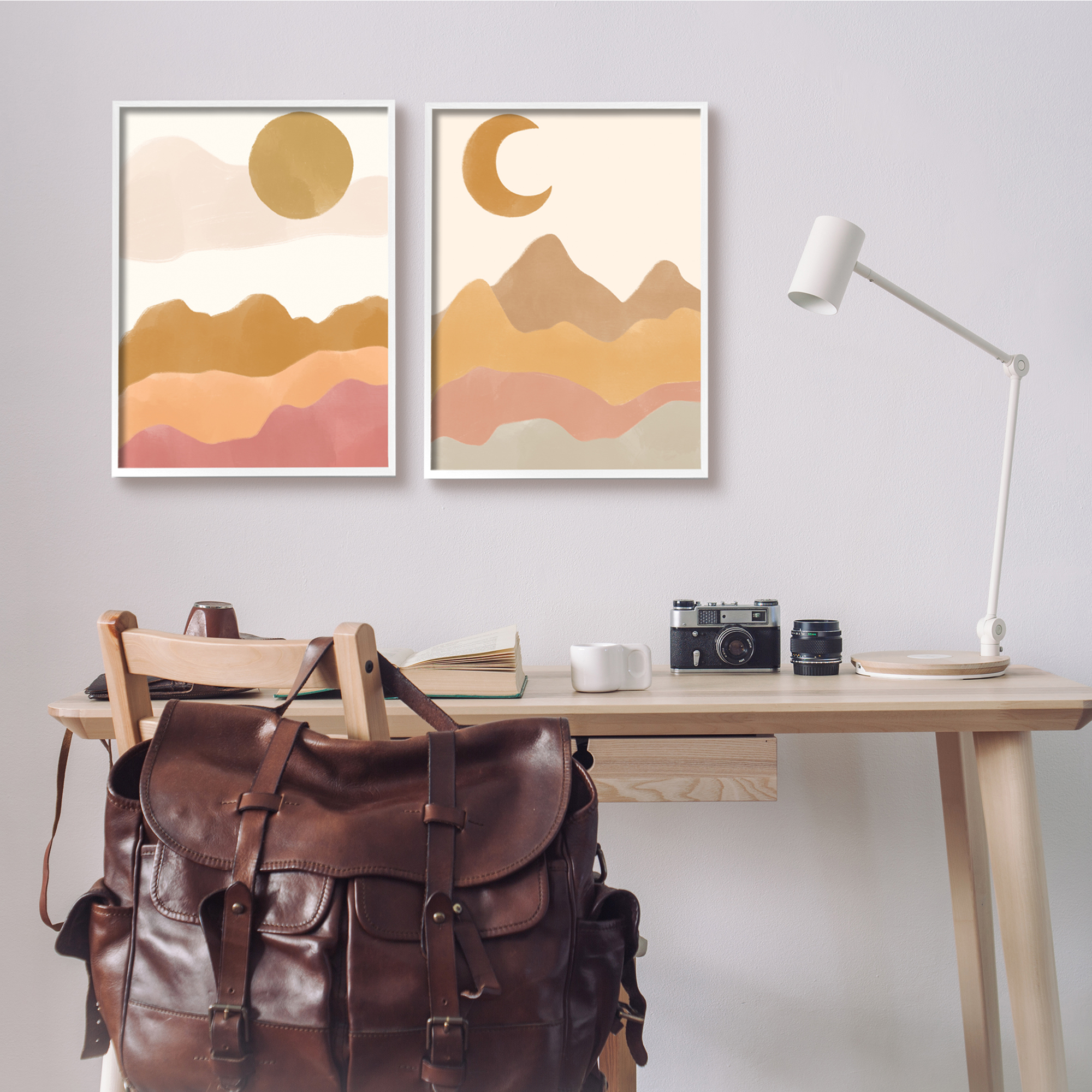 Stupell Industries Daily Outdoor Desert Landscape Terracotta Kids Nature,16 x 20, Design by Taylor Shannon Designs