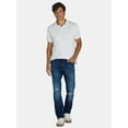 thumbnail image 2 of Lazer Men's Xander Wash Destructed Straight Fit Jeans, Sizes 30"-38", 2 of 5