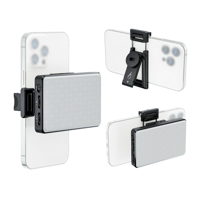 For Clip-on LED Video Light Computer Tablet Mobile Phone Video Conference Light 2500K-9000K Dimmable Built-in Battery for Online Meeting Live Streaming Selfie
