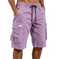 thumbnail image 2 of Trgacdwlo Mens Shorts Cargo Lightweight Mens Athletic Shorts Hiking Running Quick Dry Elastic Waist Casual Shorts for Men with Pocket, 2 of 8