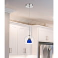 thumbnail image 3 of Integrated Dimmable Led Double Glass Mini Pendant Light. 6W, 450 Lumen, 3000K In Frosted Blue, 3 of 3