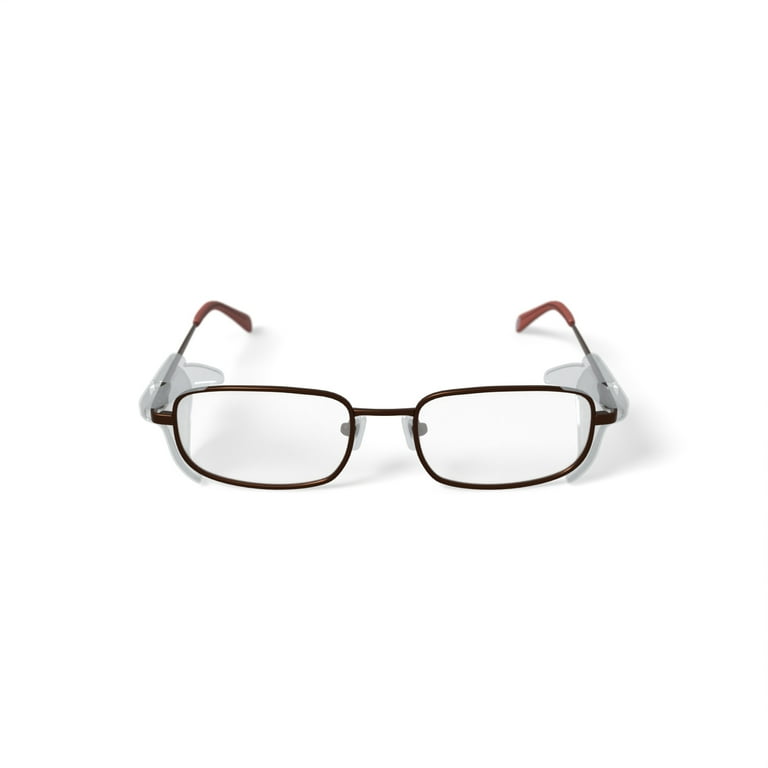 Hilco Vision A2 SG 302 Bronze Metal Rectangle Safety Glasses with