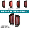thumbnail image 7 of Spec-D Tuning Jet Black Full LED Strip Tail Lights w/ Red Sequential LED Light Bars and Startup Animation Compatible with 2014-2021 Toyota Tundra, Left + Right Pair Assembly, 7 of 7