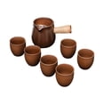 thumbnail image 1 of DOLITY 500ml Ceramic Teapot Chinese Traditional Clay Tea Pot with Side Handle Tea Maker with 6 cup, 1 of 9