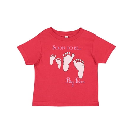 

Inktastic Soon to Be Big Sister Gift Toddler Toddler Girl T-Shirt