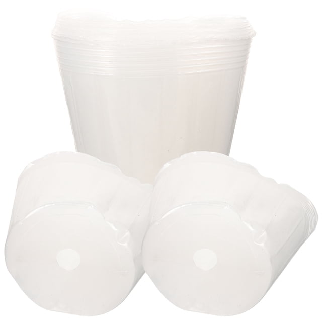 unbranded 10Ud Liner Para Maceta Plástico Transparente Para Uso En Huertos Y De Exteriores