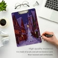 thumbnail image 5 of FMSHPON Christmas Town Street Clipboard Hardboard Wood Nursing Clip Board and Pull for Standard A4 Letter 13x9 inches, 5 of 7