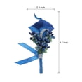 thumbnail image 2 of 6 Pcs Groom Boutonnieres Lily Boutonnieres Pins for Men Wedding Ceremony Anniversary Party Blue, 2 of 5