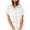 White, variant on Taqqpue Women's Linen Hoodies Tops Short Sleeve Hoodies Casual Tops Button Front V Neck T-Shirts Lightweight Summer Beach Tee Tops with Pocket