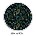 thumbnail image 2 of Taicans Round Beach Towel Microfiber Beach Towels Oversized Round Hawaiian Beach Blanket Sand Free Quick Dry Hippie Boho Circle Bath Towel Absorbent Tropical Meditation Rug Yoga Mat A, 2 of 5
