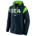 thumbnail image 2 of Men's Fanatics College Navy Seattle Seahawks Call The Shot Pullover Hoodie, 2 of 3