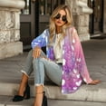 thumbnail image 4 of SCRAWLGOD Love Heart Open Front Fall Cardigan for Women Sweaters Cardigan Long Comfy Cardigan for Women Loose Fit Long Sleeve Ladies Cardigan Jacket Size S for Daily Life, 4 of 7