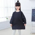 thumbnail image 2 of QHFBli Kids Art Smock Long Sleeve with Pocket Child Chef Bib Apron for Kitchen Cooking Painting, 2 of 3