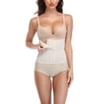 thumbnail image 5 of POP CLOSETS Women's Waist Trainer Corset for Everyday Wear Steel Boned Tummy Control Hourglass Body Shaper with Adjustable 6 Rows Hooks, 5 of 7