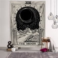 thumbnail image 3 of Bearachild Decoración para colgar en la pared, tapiz colgante con patrón misterioso para el hogar Decoración del hogar Noche alpina 150*200, 3 of 6