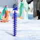 thumbnail image 5 of Regla de medidor de nieve de copo de nieve de hierro forjado - Decoración de jardín metálica manual de 24" con pies autonivelables, regalo navideño para exteriores, 5 of 6
