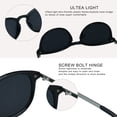 thumbnail image 3 of 2 Pairs Reading Sunglasses with UV400 Protection Lens for Women,Trendy Driving Sun Glasses Shades (Black+Tortoise, +1.50 Magnification), 3 of 6