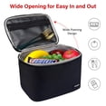 thumbnail image 3 of Bolsa Térmica para Almuerzo Gloppie para Hombre y Mujer en Negro, 3 of 8