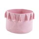 thumbnail image 5 of Caja de lavandería Zulema de almacenamiento tejida de cuerda para niños Rosado Cesta de almacenamiento de cuerda de algodón, 5 of 8