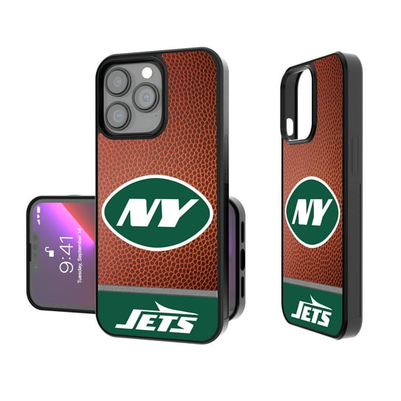 New York Jets iPhone Bump Case with Football Design