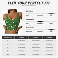 thumbnail image 6 of Lsque Cute Santa And Ho Ho Ho Printed Women'S Sports Bra, Compression, Moisture Wicking, High-Impact Sports Bra For Women,Supportive sports bra-X-Large, 6 of 9