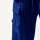 thumbnail image 4 of Ceisia Men Solid Color Multi Pocket Linen Workwear Pants Loose Wide Gift Leg Casual Trousers, 4 of 5