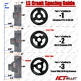 thumbnail image 4 of ICT Billet A/C Compressor Bracket Kit Compatible with LS Truck OEM Fox Body LS Swap Mustang 551792-3, 4 of 11